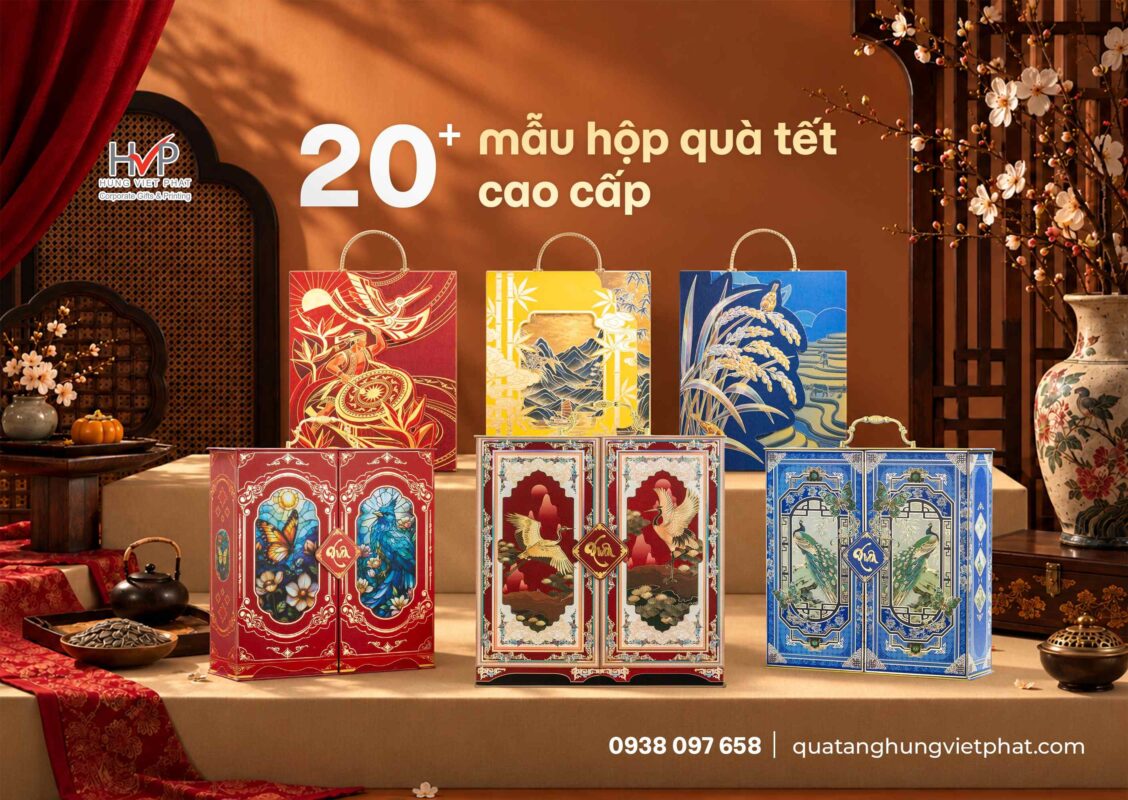 mẫu hộp quà tết doanh nghiệp